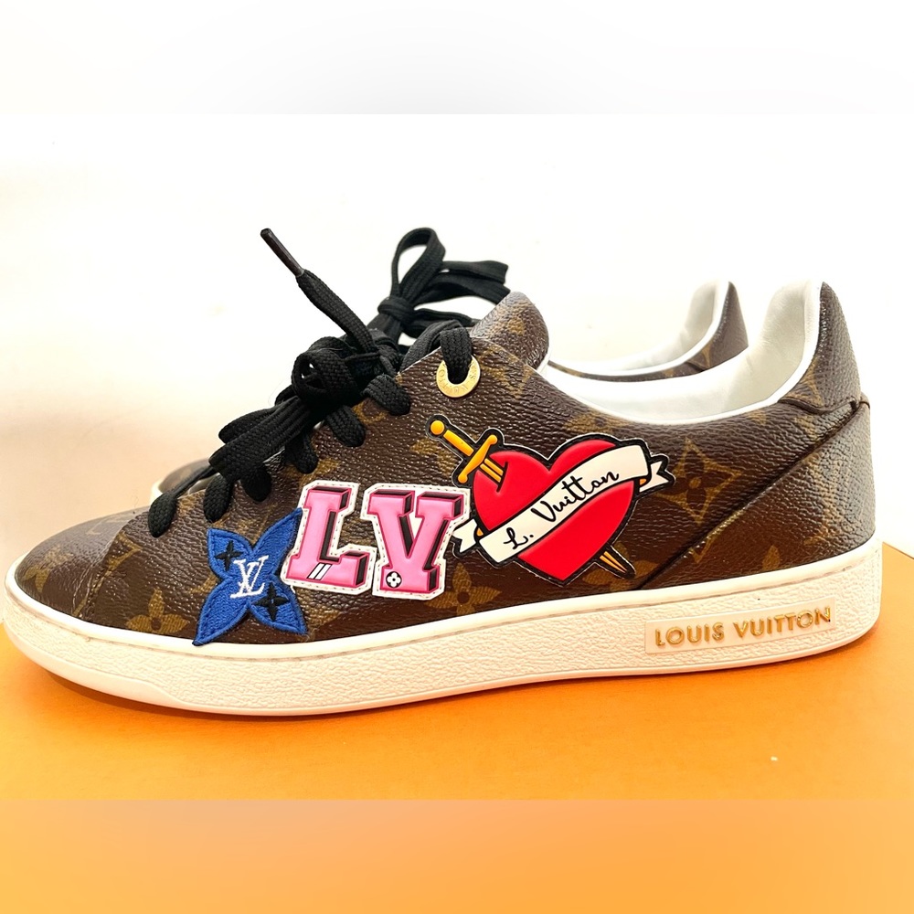 LV Patches Frontrow Sneakers Size 39